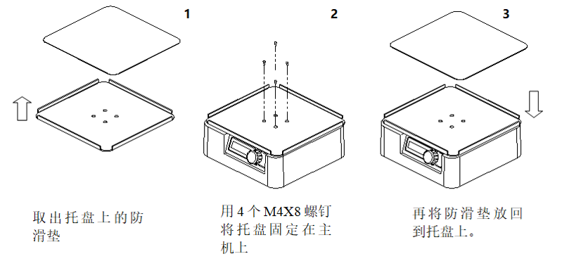 托盘PP-1与PP-2的安装